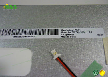 عادة الأبيض A070VW04 V4 AUO لوحة LCD / محمول ومشغل DVD 7 شاشة LCD