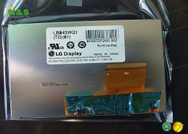 LB043WQ1-TD05 إل جي شاشة عرض 4.3 بوصة لون أبيض بشكل طبيعي مع 95.04 × 53.856 ملم
