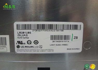 LM201U05-SLA2 20.1 بوصة LG LCD لوحة LCM 1600 × 900 250 1000: 1 16.7M WLED LVDS