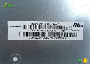 عادةً ما يكون نوع لوحة اللوح الداخلية LCD طراز Innomux M230HGE-L20 مقاس 23.0 بوصة مع 509.184 × 286.416 ملم