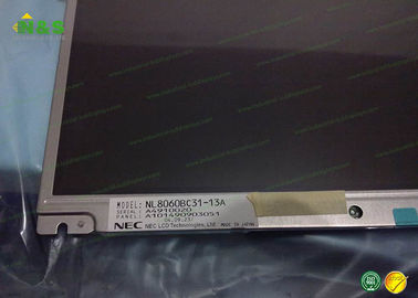 NL8060BC31-13A 12.1 بوصة TFT شاشة LCD وحدة LCM 800 × 600 262K CCFL LVDS