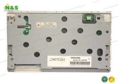 عادة أبيض LTM07C383 توشيبا 7.8 بوصة 480 × 234 500 250: 1 262K CCFL TTL