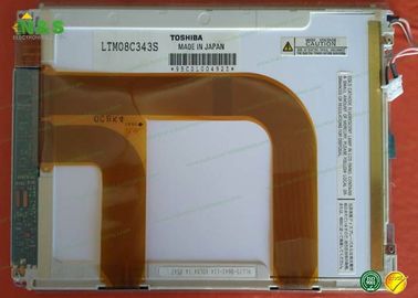 عادة أبيض LTM08C343S TOSHIBA الصناعية شاشات الكريستال السائل يعرض 170.4 × 127.8 مم 70 262K CCFL TTL