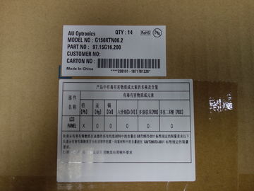 15 بوصة AUO LCD لوحة G150XTN06.2 ، TFT LCD استبدال لوحة الشاشة 1024 * 768 XGA